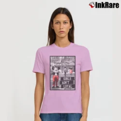 Women’s Disney Mickey Mouse Girls Ain't Loyal Signature T-Shirt in light pink | Soft, Flattering Fit