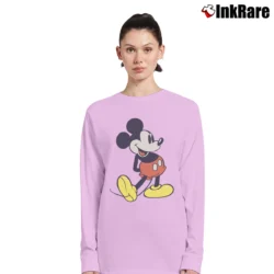 Women’s Disney Mickey Mouse Graphic Long-Sleeve Top in light pink | Sleek, Versatile, All-Season