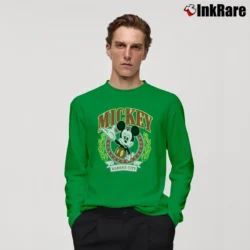Men’s Disney Mickey Mouse Kansas City Long-Sleeve Shirt in irish green | Sleek, Lightweight, Year-Round Wear