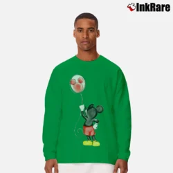 Men’s Disney Mickey Mouse Long-Sleeve Shirt in irish green | Sleek, Lightweight, Year-Round Wear