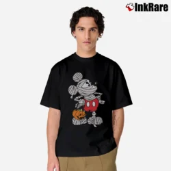 Men’s Disney Mickey Mouse Mummy Halloween Classic T-Shirt in black | Soft, Breathable Everyday Wear