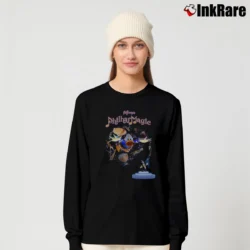 Women’s Disney Mickey Mouse Philharmagic Cartoon Long-Sleeve Top in black | Sleek, Versatile, All-Season