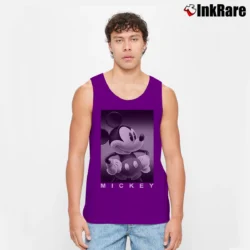Men’s Disney Mickey Mouse Photo Real Tank Top in purple | Breathable, Active-Friendly Design