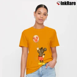 Women’s Disney Mickey Mouse Signature T-Shirt in orange | Soft, Flattering Fit