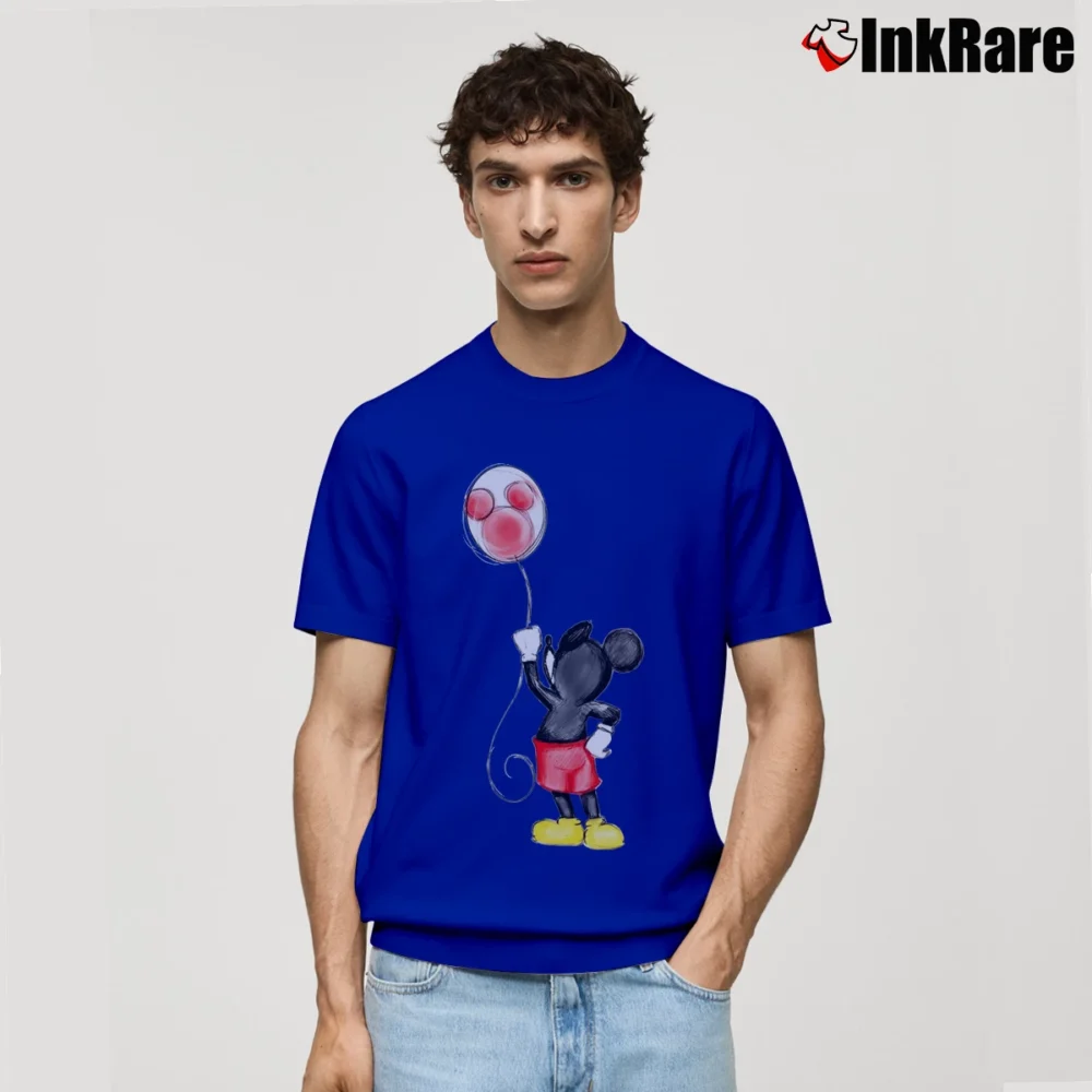 Men’s Disney Mickey Mouse Classic T-Shirt in royal blue | Soft, Breathable Everyday Wear