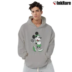 Men’s Disney Mickey Mouse Tennis Graphic Pullover Hoodie in sport grey | Cozy, Durable, Modern Fit