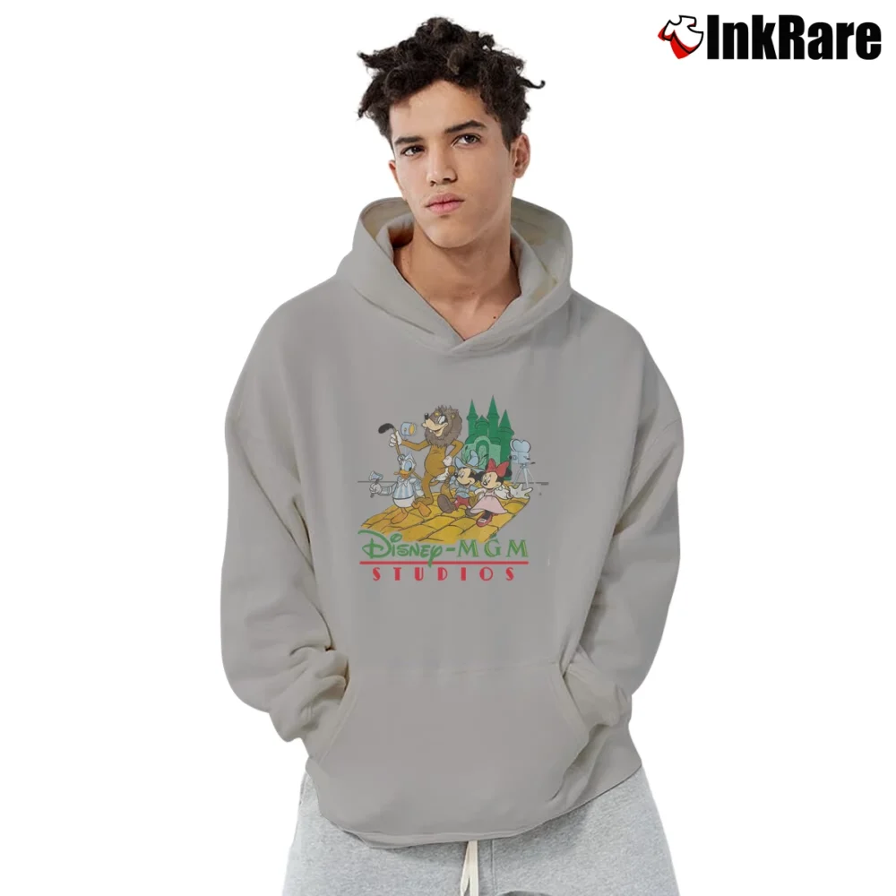 Men’s Disney Mickey Mouse Wizard Of Oz Pullover Hoodie in sport grey | Cozy, Durable, Modern Fit
