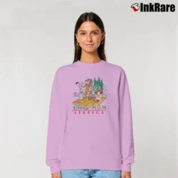 Women’s Disney Mickey Mouse Wizard Of Oz Relaxed Sweatshirt in light pink | Soft, Laid-Back Vibe