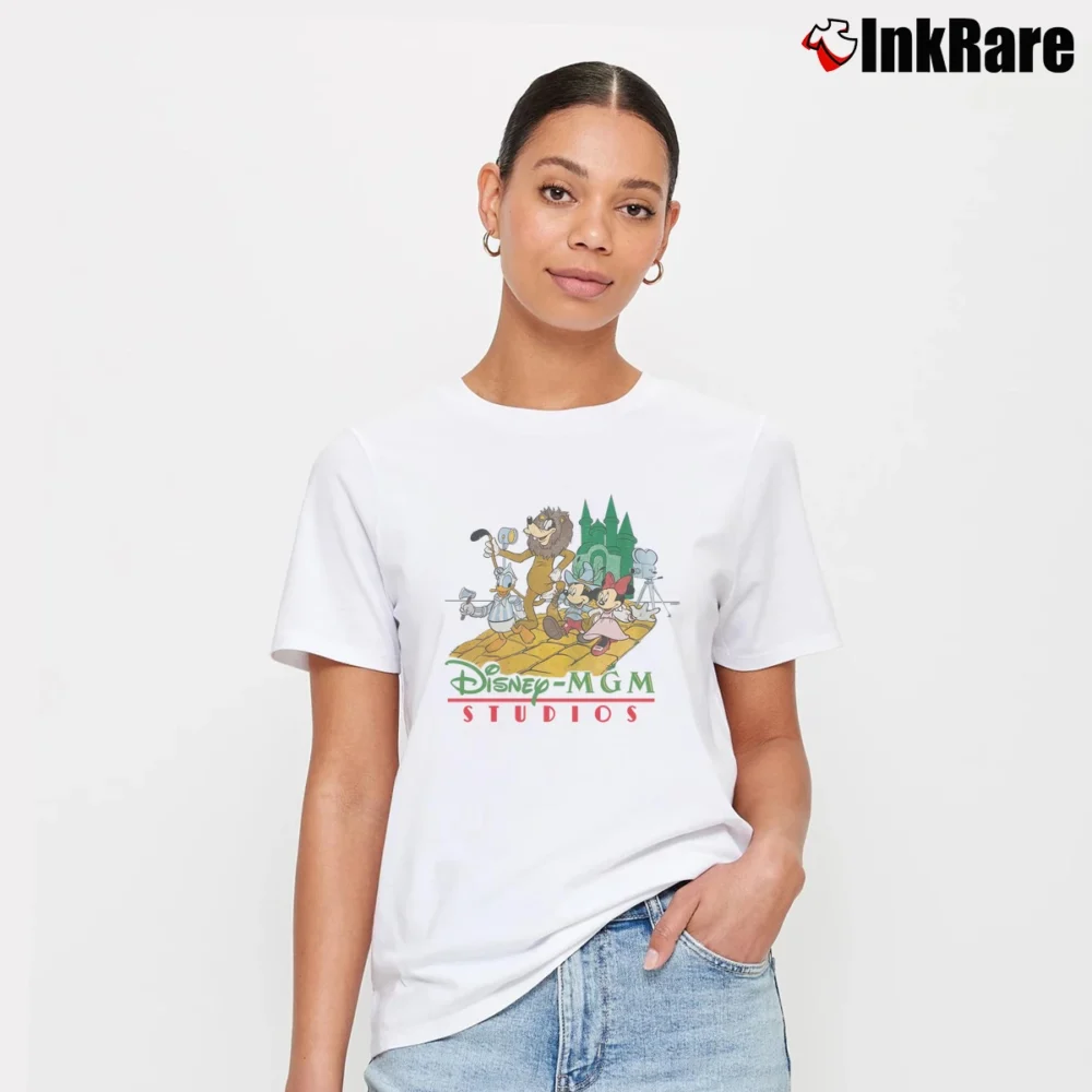 Women’s Disney Mickey Mouse Wizard Of Oz Signature T-Shirt in white | Soft, Flattering Fit