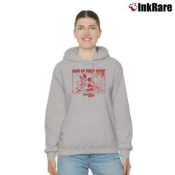 Women’s Disney Mickey Runaway Love At First Bite Cozy Hoodie in sport grey | Warm, Structured, Stylish