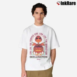 Men’s Disney Nightmare Before Christmas Long Live Jack Classic T-Shirt in white | Soft, Breathable Everyday Wear