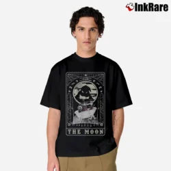 Men’s Disney Nightmare Before Christmas Moon Card Classic T-Shirt in black | Soft, Breathable Everyday Wear