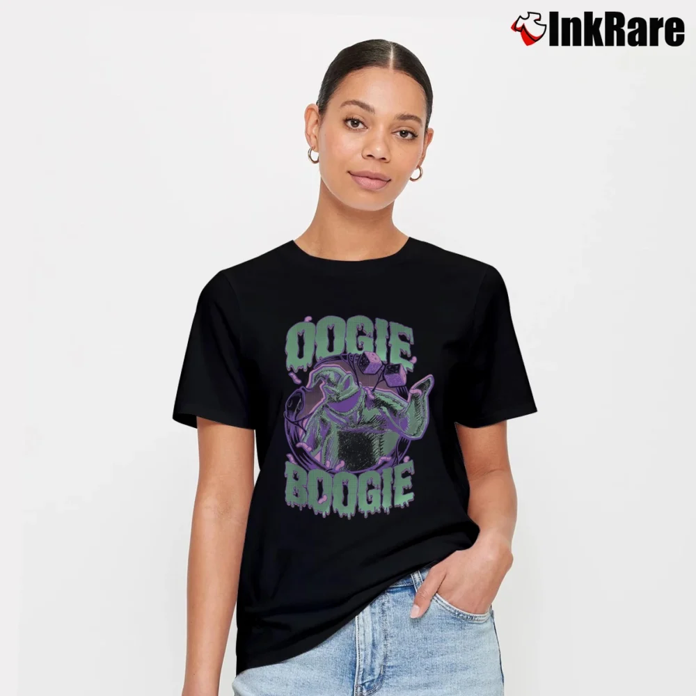 Women’s Disney Nightmare Before Christmas Oogie Boogie Portrait T-Shirt in black | Soft, Flattering Fit