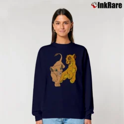 Women’s Disney The Lion King Anthracite Relaxed Sweatshirt in navy | Soft, Laid-Back Vibe