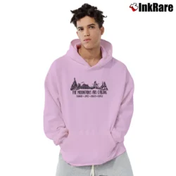 Men’s Disney The Mountains Are Calling Disney Mountain Pullover Hoodie in light pink | Cozy, Durable, Modern Fit