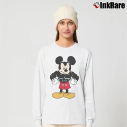 Women’s Disney Tough Mickey Mouse Graphic Long-Sleeve Top in white | Sleek, Versatile, All-Season