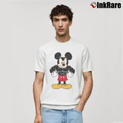 Men’s Disney Tough Mickey Mouse Graphic Classic T-Shirt in white | Soft, Breathable Everyday Wear