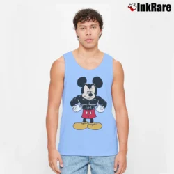 Men’s Disney Tough Mickey Mouse Graphic Tank Top in light blue | Breathable, Active-Friendly Design