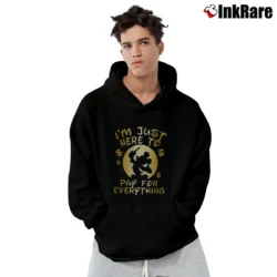 Men’s Disney Vacation I'm Just Here To Pay Everything Mickey Pullover Hoodie in black | Cozy, Durable, Modern Fit