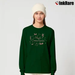 Women’s Disney Vacation Planner Mickey Minnie Matching Family Long-Sleeve Top in forest green | Sleek, Versatile, All-Season