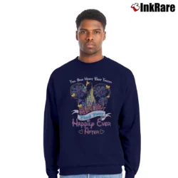 Men’s Disney World Find Your Happily Ever After Crewneck Sweatshirt in navy | Cozy Fabric, Clean Style