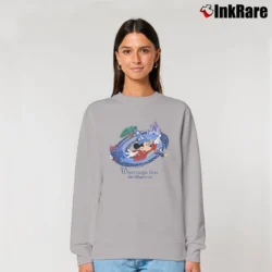 Women’s Disney World Mickey Mouse There Magic Lives Relaxed Sweatshirt in sport grey | Soft, Laid-Back Vibe