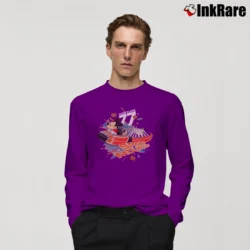 Men’s Disneyland Space Mountain Mickey Mouse Long-Sleeve Shirt in purple | Sleek, Lightweight, Year-Round Wear