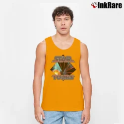 Men’s Disneyland Star Tours Star Wars Tank Top in orange | Breathable, Active-Friendly Design