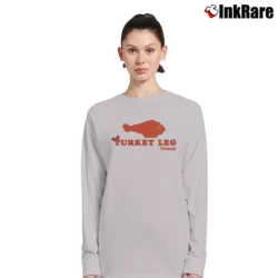 Women’s Disneyland Turkey Leg Mickey Mouse Long-Sleeve Top in sport grey | Sleek, Versatile, All-Season
