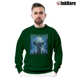 Men’s Dissection 1996 Metal Tour Xl Crewneck Sweatshirt in forest green | Cozy Fabric, Clean Style