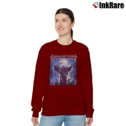 Women’s Dissection 1996 Metal Tour Xl Relaxed Sweatshirt in maroon | Soft, Laid-Back Vibe