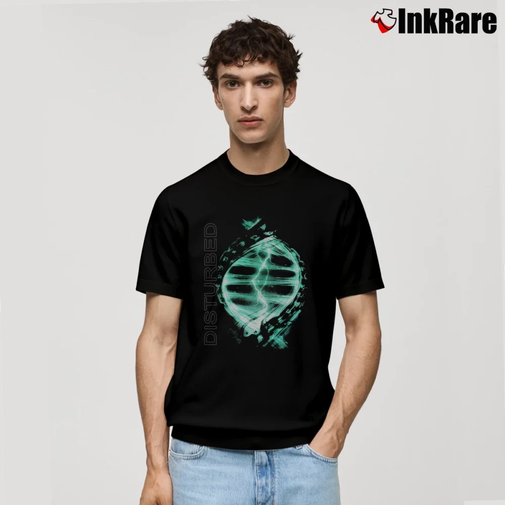 Men’s Disturbed Dna Storm Classic T-Shirt in black | Soft, Breathable Everyday Wear