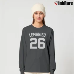Women’s DJ LeMahieu Yankees Baseball Long-Sleeve Top in charcoal | Sleek, Versatile, All-Season