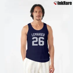 Men’s DJ LeMahieu Yankees Baseball Tank Top in navy | Breathable, Active-Friendly Design