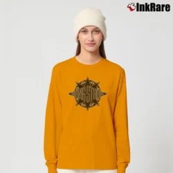 Women’s Dj Premier Gangstarr Funny Graphic Long-Sleeve Top in orange | Sleek, Versatile, All-Season