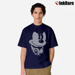 Men’s Dj Sly Mickey Mouse Classic T-Shirt in navy | Soft, Breathable Everyday Wear