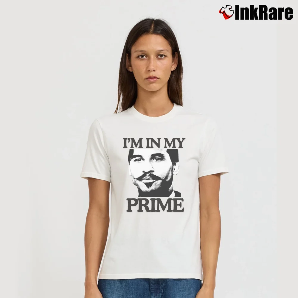 Women’s Doc Holliday I'm In My Prime Signature T-Shirt in white | Soft, Flattering Fit