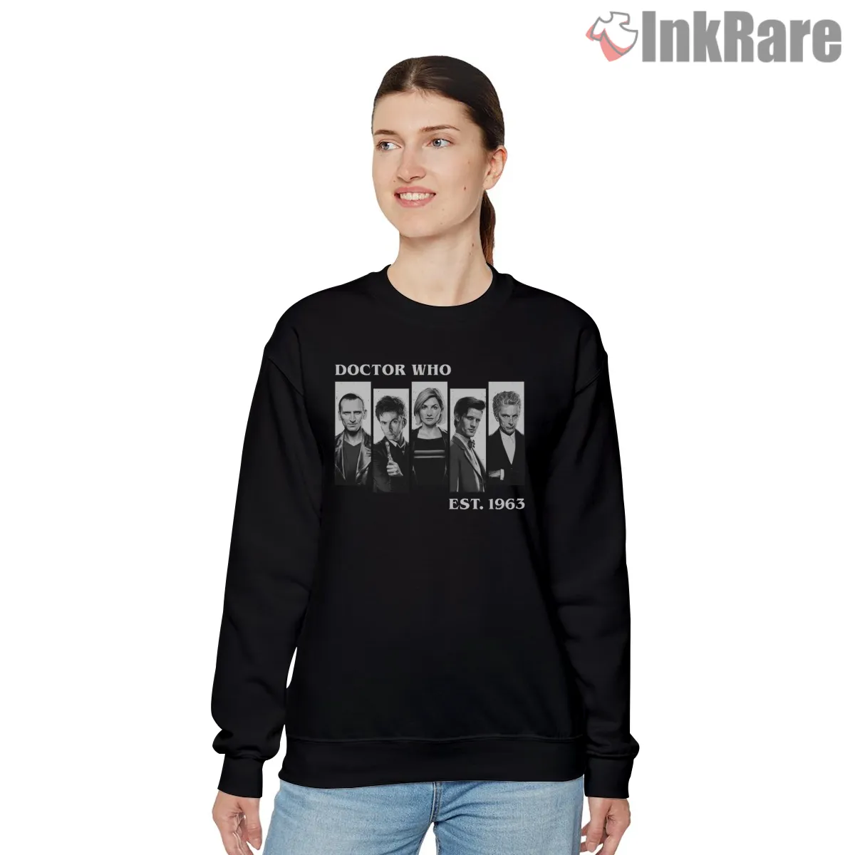Doctor Who Classic Doctors Lineup Est 1963 Portrait Shirt Doctor Who Classic Doctors Lineup Est 1963 Portrait Shirt on graphic shirt for women graphic tee