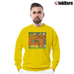Men’s Doggystyle Snoop Dogg Classic 1993 Crewneck Sweatshirt in yellow | Cozy Fabric, Clean Style