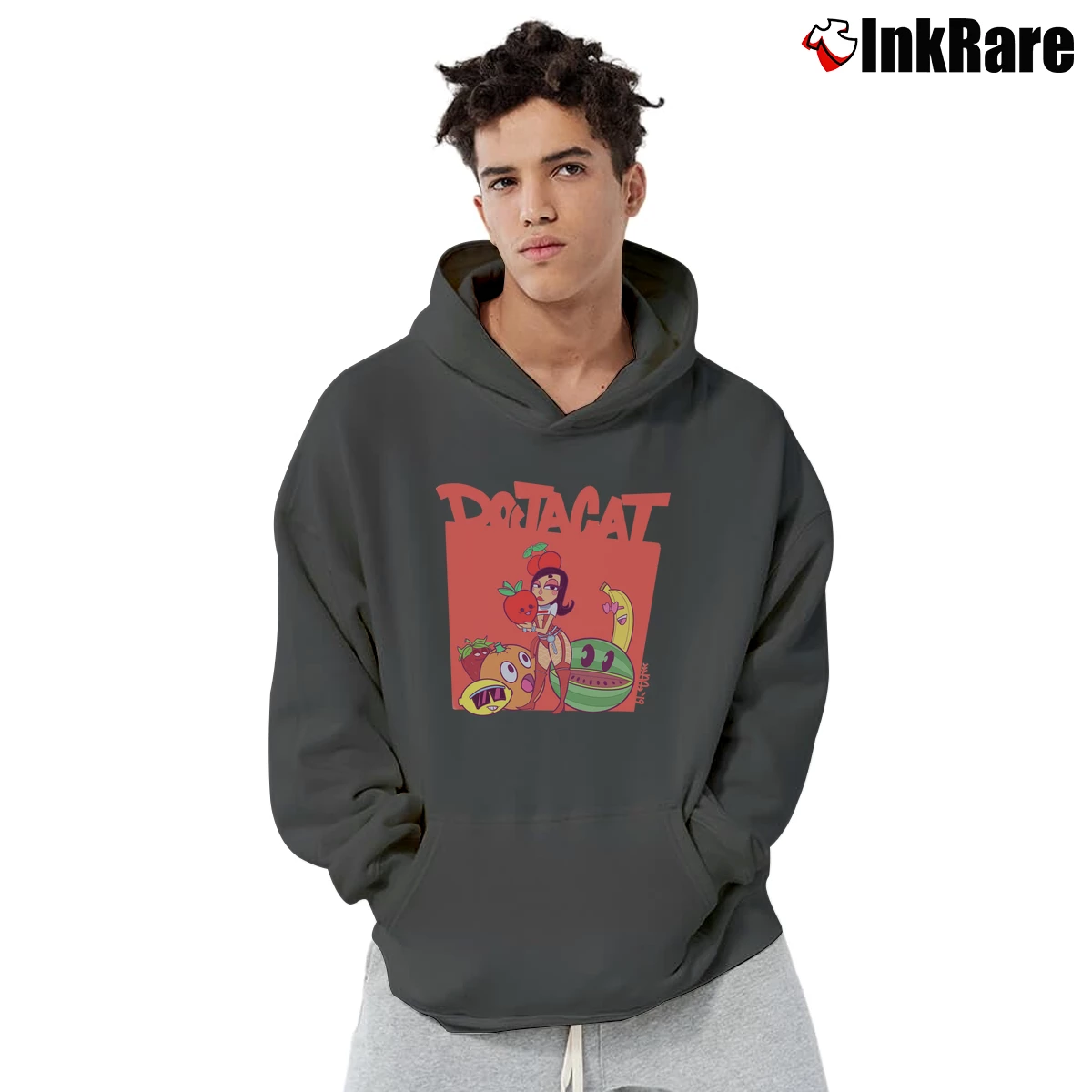 Doja Cat Men’s Pullover Hoodie in charcoal – Ultimate Warmth Men’s Doja Cat Pullover Hoodie in charcoal | Cozy, Durable, Modern Fit