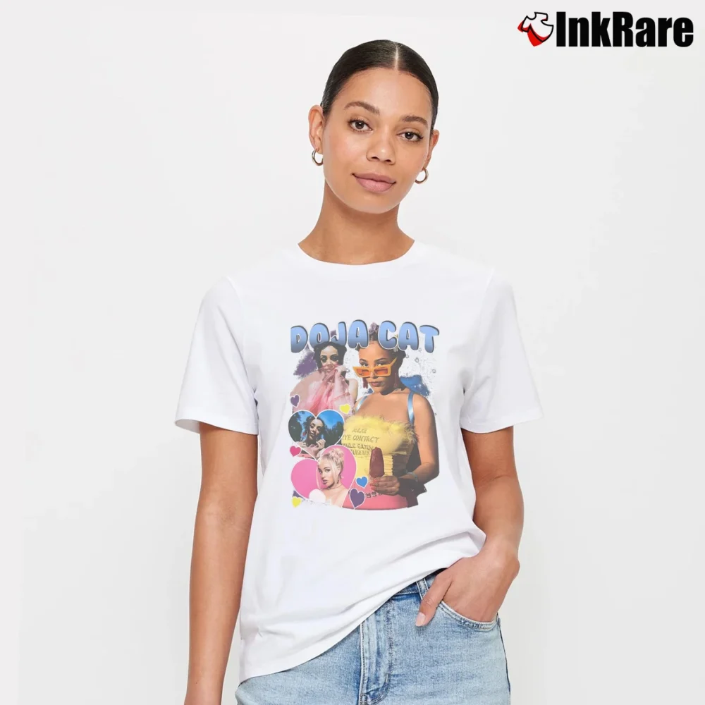 Women’s Doja Cat Signature T-Shirt in white | Soft, Flattering Fit