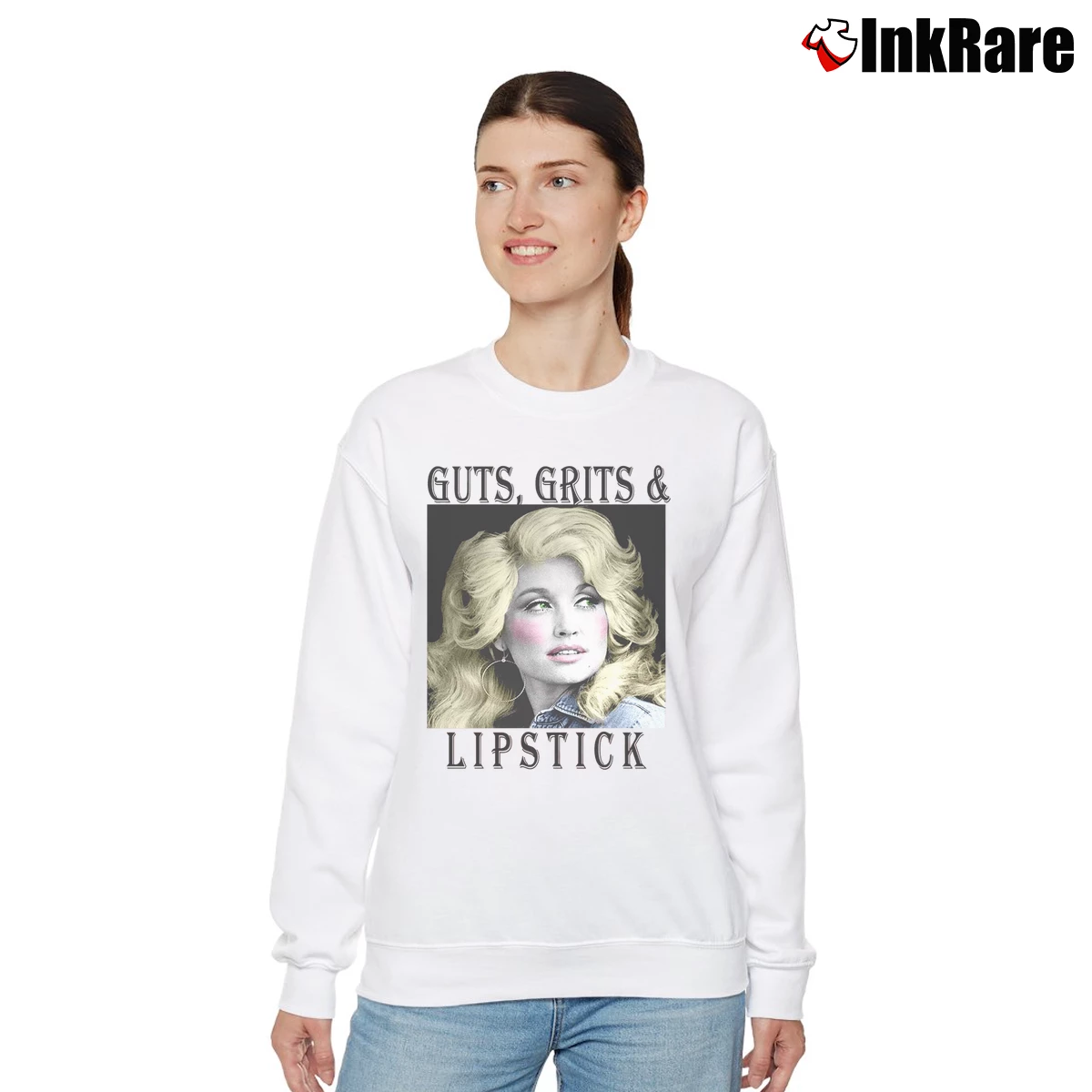 Dolly Parton Country Music Women’s Relaxed Sweatshirt in white – Cozy Casual Women’s Dolly Parton Country Music Relaxed Sweatshirt in white | Soft, Laid-Back Vibe