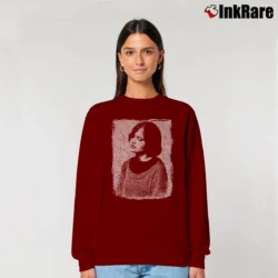 Women’s Dolores Oriordan Relaxed Sweatshirt in maroon | Soft, Laid-Back Vibe