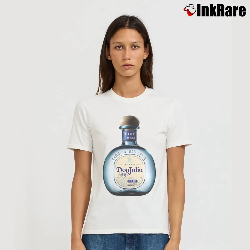 Women’s Don Julio Blanco Tequila Logo Signature T-Shirt in white | Soft, Flattering Fit