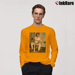 Men’s Don Mattingly New York Yankees for Baseball Fans Long-Sleeve Shirt in orange | Sleek, Lightweight, Year-Round Wear