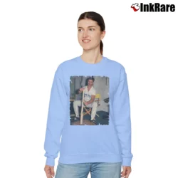 Women’s Don Mattingly New York Yankees for Baseball Fans Relaxed Sweatshirt in light blue | Soft, Laid-Back Vibe