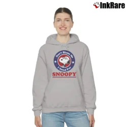 Women’s Don't Blame Me I Voted For Snoopy Cozy Hoodie in sport grey | Warm, Structured, Stylish