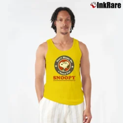 Men’s Don't Blame Me I Voted For Snoopy Tank Top in yellow | Breathable, Active-Friendly Design