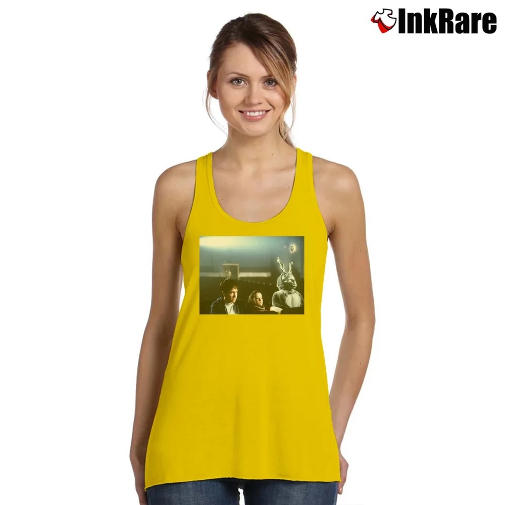 Women’s Donnie Darko Scene Tank Top in yellow | Lightweight, Movement-Friendly