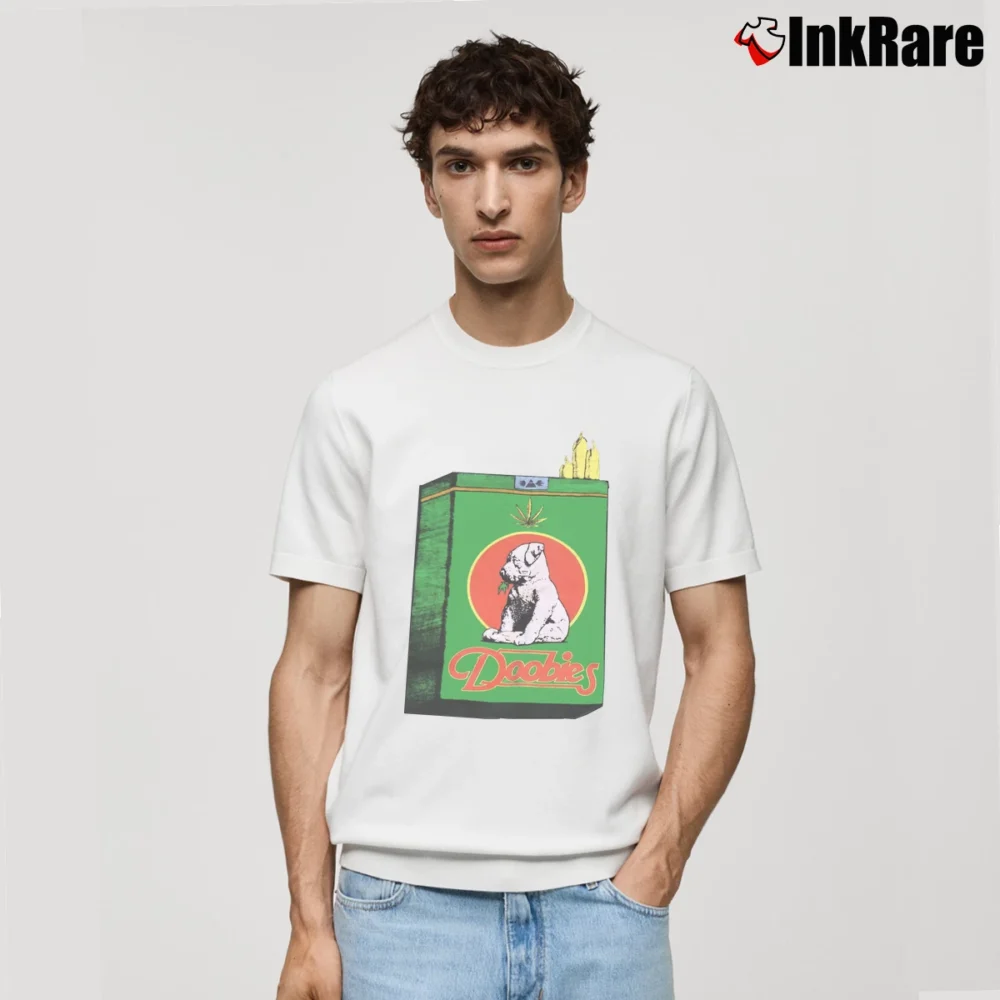 Men’s Doobie Brothers Still Smoking Classic T-Shirt in white | Soft, Breathable Everyday Wear
